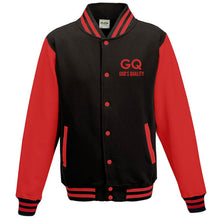 Load image into Gallery viewer, UNISEX “ORIGINAL GQ” EMBROIDERED LETTERMAN JACKET
