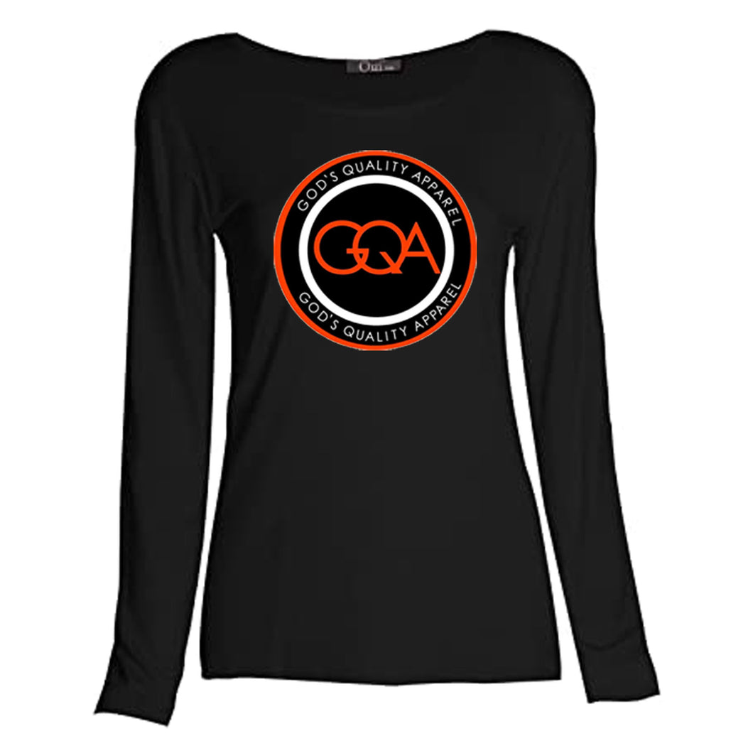 WOMEN’S SIGNATURE LOGO LONG SLEEVE  SHIRT